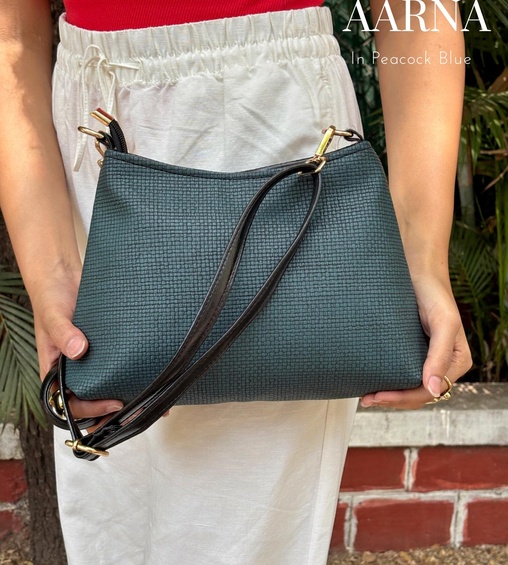 Aarna Sling Peacock Blue