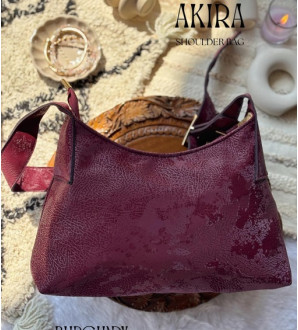 Akira Shoulder Bag Burgundy