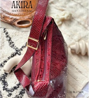 Akira Shoulder Bag Burgundy