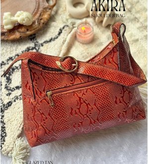 Akira Shoulder Bag Glazed Tan