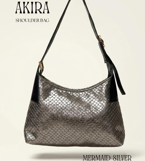 Akira Shoulder Bag Mermaid Silver Akira Shoulder Bag Mermaid Silver
