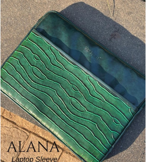 Alana Laptop Sleeve Forest Green