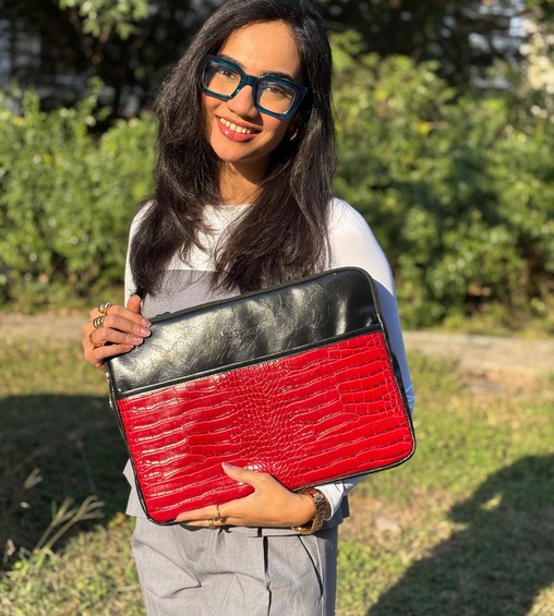 Alana Laptop Sleeve Red