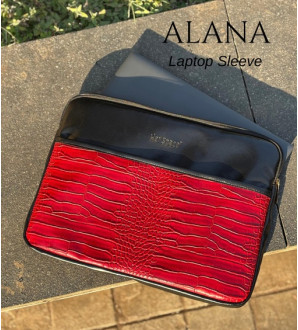 Alana Laptop Sleeve Red