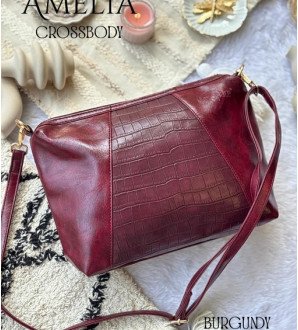 Amelia Crossbody Burgundy
