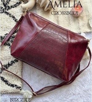Amelia Crossbody Burgundy
