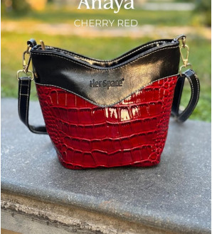 Anaya Crossbody Cherry Red