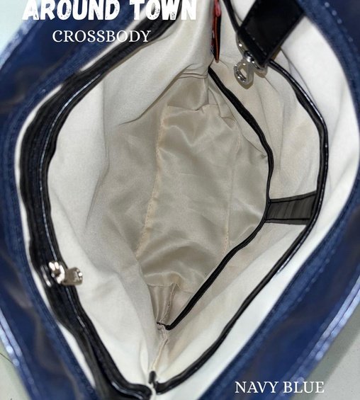 Around Town Crossbody Navy Blue Around Town Crossbody Navy Blue