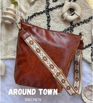 Around Town Crossbody Tan