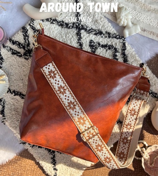 Around Town Crossbody Tan