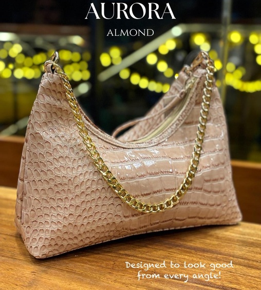 Aurora Shoulder Bag Almond