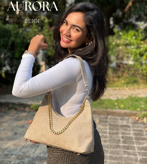 Aurora Shoulder Bag Beige