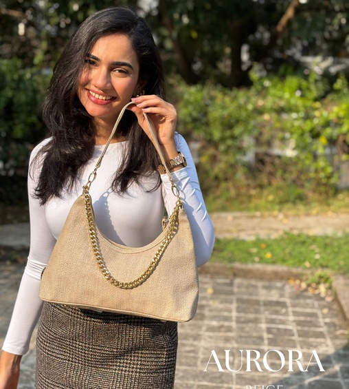 Aurora Shoulder Bag Beige