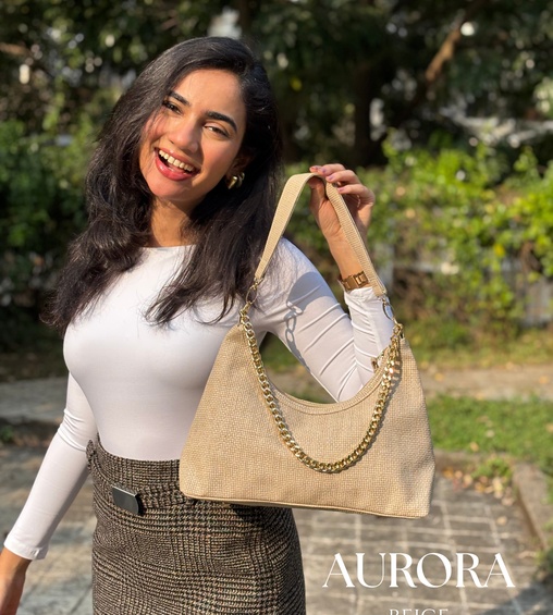 Aurora Shoulder Bag Beige