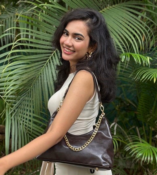 Aurora Shoulder Bag Dark Brown
