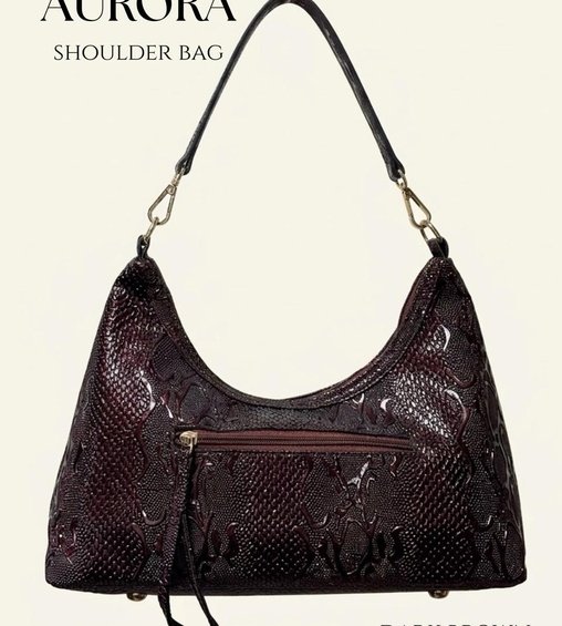 Aurora Shoulder Bag Dark Brown