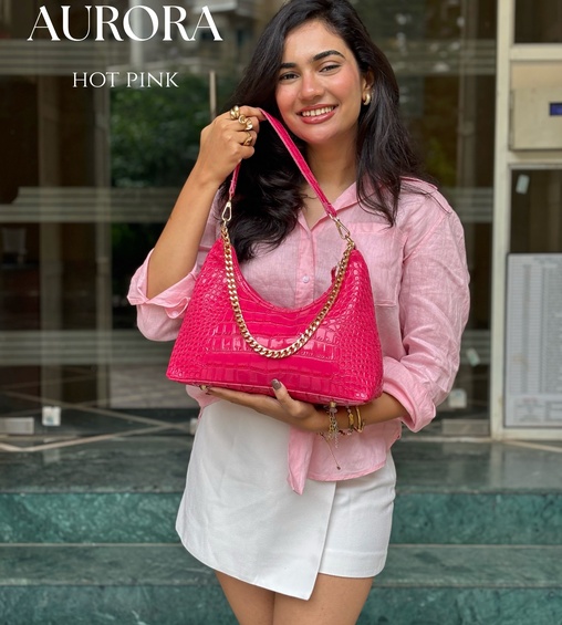 Aurora Shoulder Bag Hot Pink