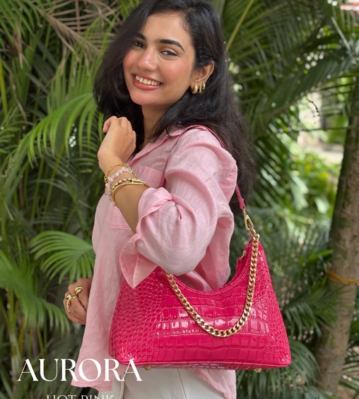 Aurora Shoulder Bag Hot Pink