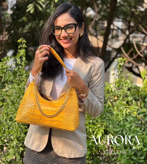 Aurora Shoulder Bag Yellow