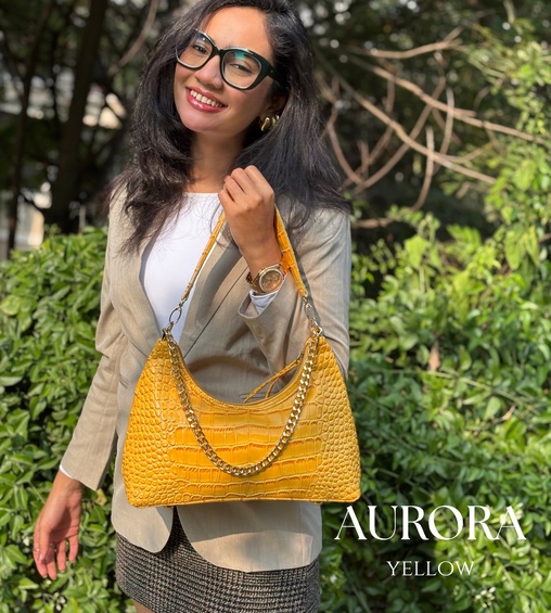 Aurora Shoulder Bag Yellow