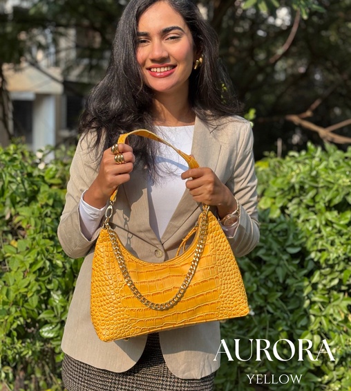 Aurora Shoulder Bag Yellow
