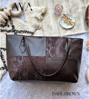 Ava Shopper Dark Brown