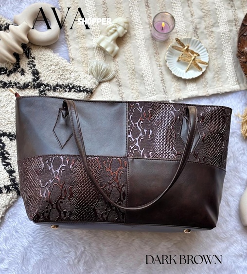 Ava Shopper Dark Brown
