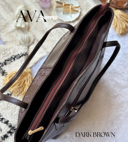 Ava Shopper Dark Brown