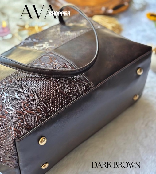 Ava Shopper Dark Brown