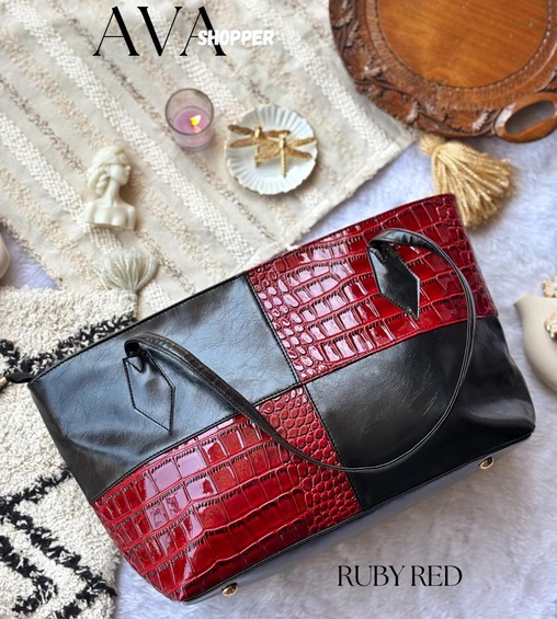 Ava Shopper Ruby Red