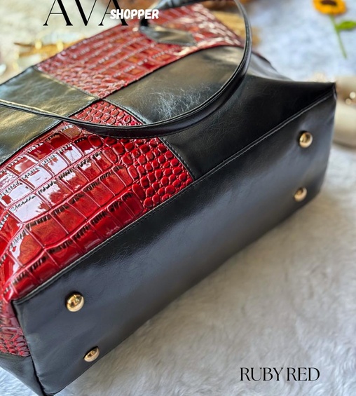Ava Shopper Ruby Red
