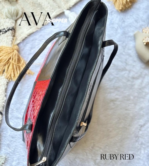 Ava Shopper Ruby Red
