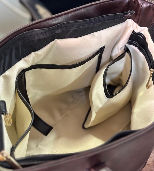 Ava Shopper Croco Brown Ava Shopper Croco Brown