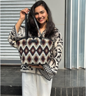 Fabric Basket Off White