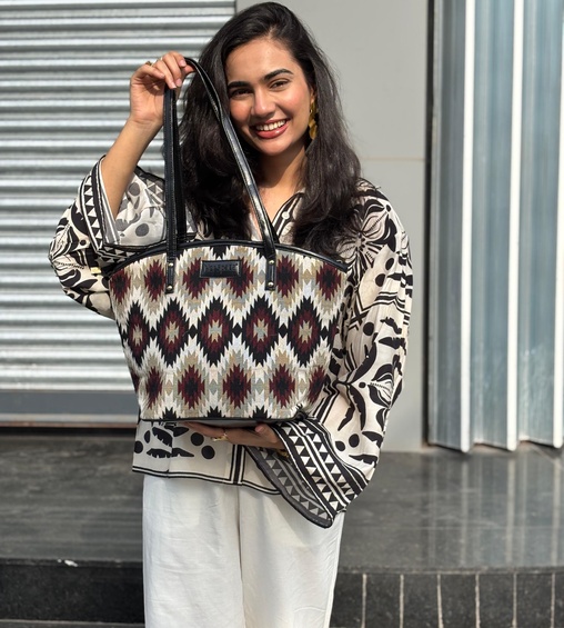 Fabric Basket Off White