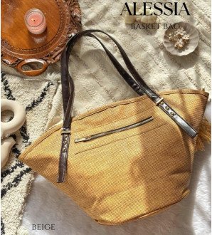 Alessia Basket Bag Beige