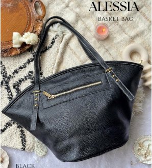 Alessia Basket Bag Black