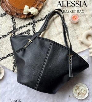 Alessia Basket Bag Black