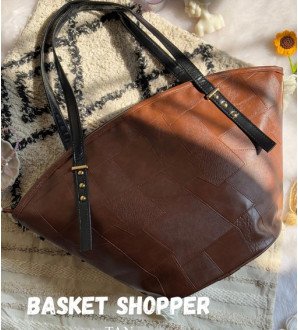 Basket Shopper Tan