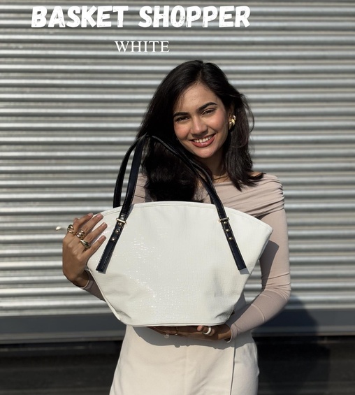 Basket Shopper White