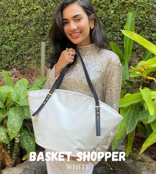 Basket Shopper White