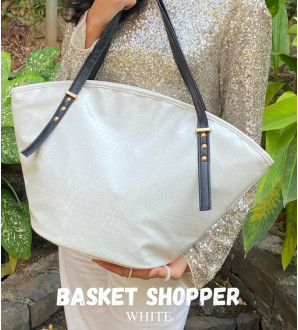 Basket Shopper White