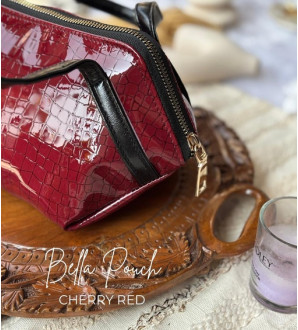 Bella Pouch Cherry Red