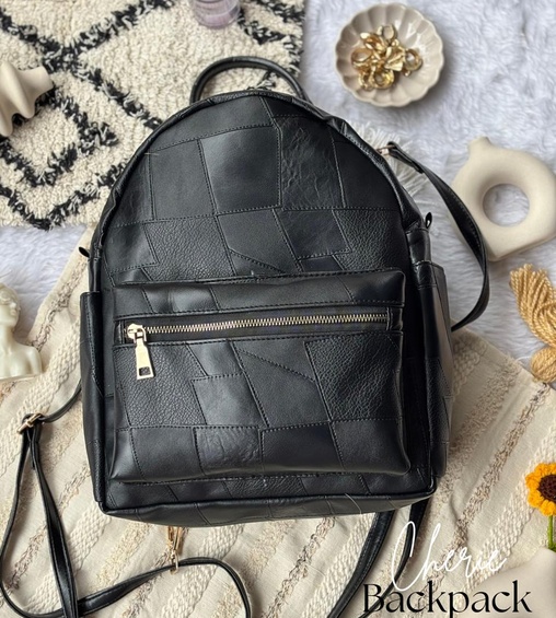 Cherie Backpack Black Patch