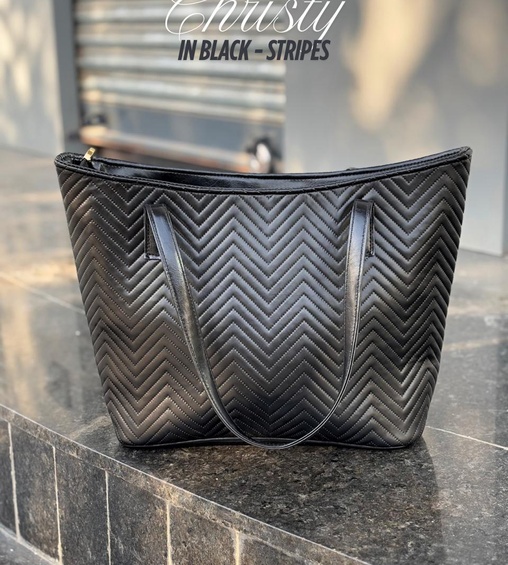 Christie Striped Black