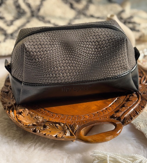 Chunky Box Pouch Grey