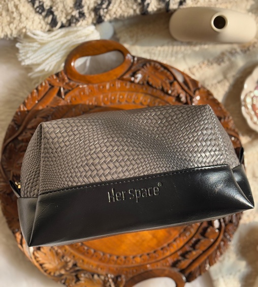 Chunky Box Pouch Grey