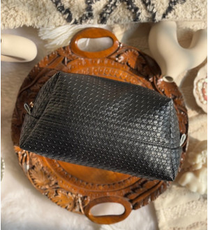 Chunky Box Pouch Matte Black