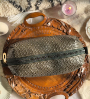 Chunky Box Pouch Olive Green