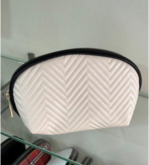 D Shape Pouch Beige